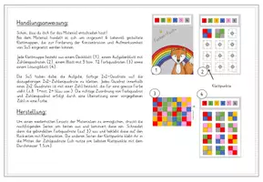 Vorschau - Arbeitsblätter - Braingym-Übung "Farben-Fuchs", 6 Klettmappen zur Förderung der Konzentration/Aufmerksamkeit, Klasse 1-4 - Seite 1