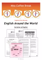 Vorschau - Arbeitsblätter - English Around the World / Varieties of English - Deckblatt