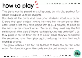 Aperçu - Apprentissages en autonomie - Things At Home I HAVE... WHO HAS? - Page 2