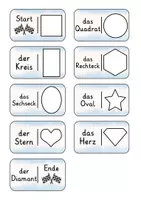 Vorschau - Spiele - Formen | Domino | Deutsch 1. Klasse | Anfangsunterricht - Seite 1