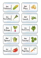 Vorschau - Spiele - Gemüse | Domino | Deutsch 1. Klasse | Anfangsunterricht - Seite 2