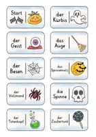 Vorschau - Spiele - Halloween | Domino | Deutsch 1. Klasse | Anfangsunterricht - Seite 1
