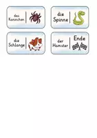 Vorschau - Spiele - Haustiere | Domino | Deutsch 1. Klasse | Anfangsunterricht - Seite 2
