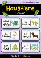Vorschau - Spiele - Haustiere | Domino | Deutsch 1. Klasse | Anfangsunterricht - Deckblatt