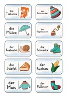 Vorschau - Spiele - Herbst | Domino | Deutsch 1. Klasse | Anfangsunterricht - Seite 2