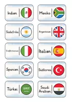 Vorschau - Spiele - Länder | Domino | Deutsch 1. Klasse | Anfangsunterricht - Seite 2