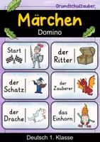 Vorschau - Spiele - Märchen | Domino | Deutsch 1. Klasse | Anfangsunterricht - Deckblatt