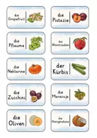 Vorschau - Spiele - Obst | Domino | Deutsch 1. Klasse | Anfangsunterricht - Seite 3