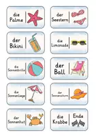 Vorschau - Spiele - Sommer | Domino | Deutsch 1. Klasse | Anfangsunterricht - Seite 2