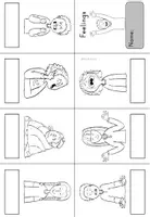 Vorschau - Arbeitsblätter - Feelings Gefühle Faltbuch minibook - Englisch - Seite 2
