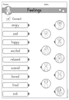 Vorschau - Arbeitsblätter - Feelings Gefühle Arbeitsblatt differenziert - Englisch - Seite 3