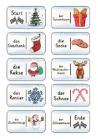 Vorschau - Spiele - Weihnachten | Domino | Deutsch 1. Klasse | Anfangsunterricht - Seite 1