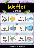 Vorschau - Spiele - Wetter | Domino | Deutsch 1. Klasse | Anfangsunterricht - Deckblatt