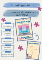 Vorschau - Stundenentwürfe - Microsoft Word: Gestalte ein Gedicht! - Deckblatt