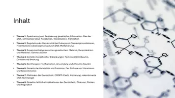 Vorschau - Präsentationen/Tafelbilder - Molekulare Genetik und Gentechnik - Präsentation - Seite 3