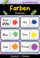 Vorschau - Spiele - Farben | Domino | Deutsch 1. Klasse | Anfangsunterricht - Deckblatt