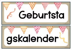 Vorschau - Bildkarten - GEBURTSTAGSKALENDER | 2 Versionen | Classroom Management - Seite 2