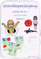 Vorschau - Arbeitsblätter - Schreibspaziergang bis R - Lehrwerk Karibu - Silbenschrift & Druckschrift - Deckblatt
