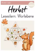Vorschau - Spiele - Lesestern: Herbst (Legestern) - Lesen & Legen - Deckblatt