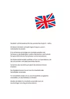 Vorschau - Mal- und Bastelvorlagen - Englisch Deckblatt - Seite 1