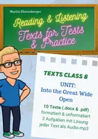 Vorschau - Arbeitsblätter - Reading 8 - "Into the Great Wide Open" - 10 Texte + Audio - Deckblatt