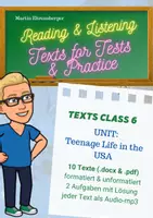 Vorschau - Arbeitsblätter - Reading 6 - "Teenage Life in the USA" - 10 Texte + Audio - Deckblatt