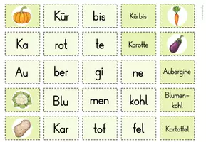 Vorschau - Spiele - Streichholz-Schachtelwörter: Gemüse - Seite 2