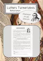 Vorschau - Arbeitsblätter - Reformation: Luthers Turmerlebnis - Deckblatt