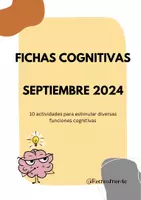 Vista previa - Hojas de trabajo - Cuadernillo de fichas Cognitivas Septiembre 2024 - Portada