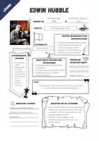 Vorschau - Arbeitsblätter - Steckbrief: Edwin Hubble (inkl. Lösung) - Seite 2
