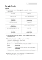 Vorschau - Arbeitsblätter - Fotografie Porträt Stimmungen Aufgabenstellung Freebie - Seite 1