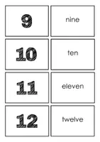 Vorschau - Spiele - First Words - English Flashcards NUMBERS - Seite 3