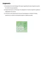 Vorschau - Test - 2 Klausuren gender equality, women`s rights, mit EWH, mock exams, Abitur - Seite 1