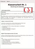 Vorschau - Arbeitsblätter - Klassenarbeit Bewerbung & Lebenslauf - Seite 2