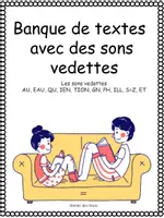 Aperçu - Feuilles d'exercices - Banque de textes avec des sons vedettes - Page 1