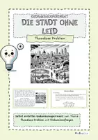 Vorschau - Arbeitsblätter - GX Die Stadt ohne Leid - eine Gedankenexperiment zum Theodizee Problem - Deckblatt