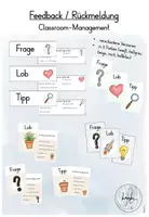 Vorschau - Bildkarten - Feedback / Rückmeldung geben (Kärtchen, Fächer, Tafelmaterial) - Deckblatt