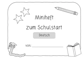 Vorschau - Arbeitsblätter - Miniheft-Schulstart-Deutsch - Seite 2