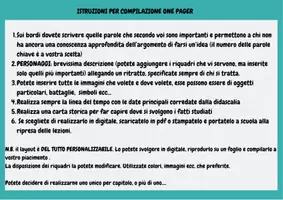 anteprima - Esercizi - modello one pager storia - Pagina 1