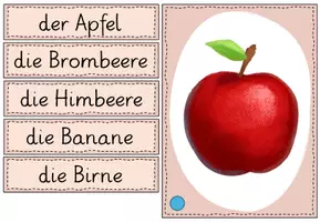 Vorschau - Fördermaterial/Inklusion - Bild- und Wortkarten: Obst - Seite 3
