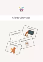 Vorschau - Präsentationen/Tafelbilder - Klassendienste Bärenklasse - Deckblatt