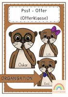 Vorschau - Anderer Materialtyp - Psst Otter (Lautstärkeregler Freunde) - Otterklasse - Deckblatt