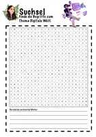 Vorschau - Spiele - Suchsel zum Thema Digitale Welt - Deckblatt