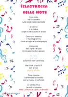 anteprima - Materiale di supporto/inclusione - Filastrocca delle note musicali - Pagina di copertina