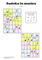 anteprima - Esercizi - Sudoku musicale, livello 2 - Pagina 1