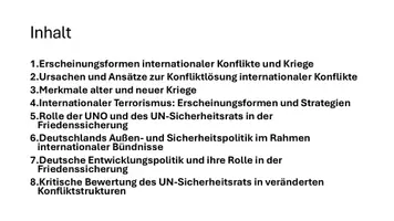 Vorschau - Präsentationen/Tafelbilder - Präsentation: Friedenssicherung in Europa und der Welt - Seite 3