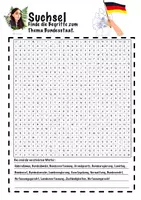 Vorschau - Spiele - Suchsel zum Thema Bundesstaat - Seite 1