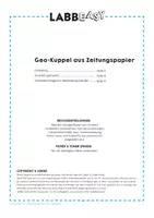 Vorschau - Mal- und Bastelvorlagen - Geo-Kuppel aus Zeitungspapier - eine 3D-Konstruktion - Seite 2