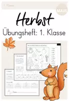 Vorschau - Arbeitsblätter - Herbst: Übungsheft (1. Klasse) - Deckblatt