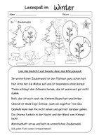 Vorschau - Arbeitsblätter - * Lesespaß im Winter * Leserätsel - Seite 2
